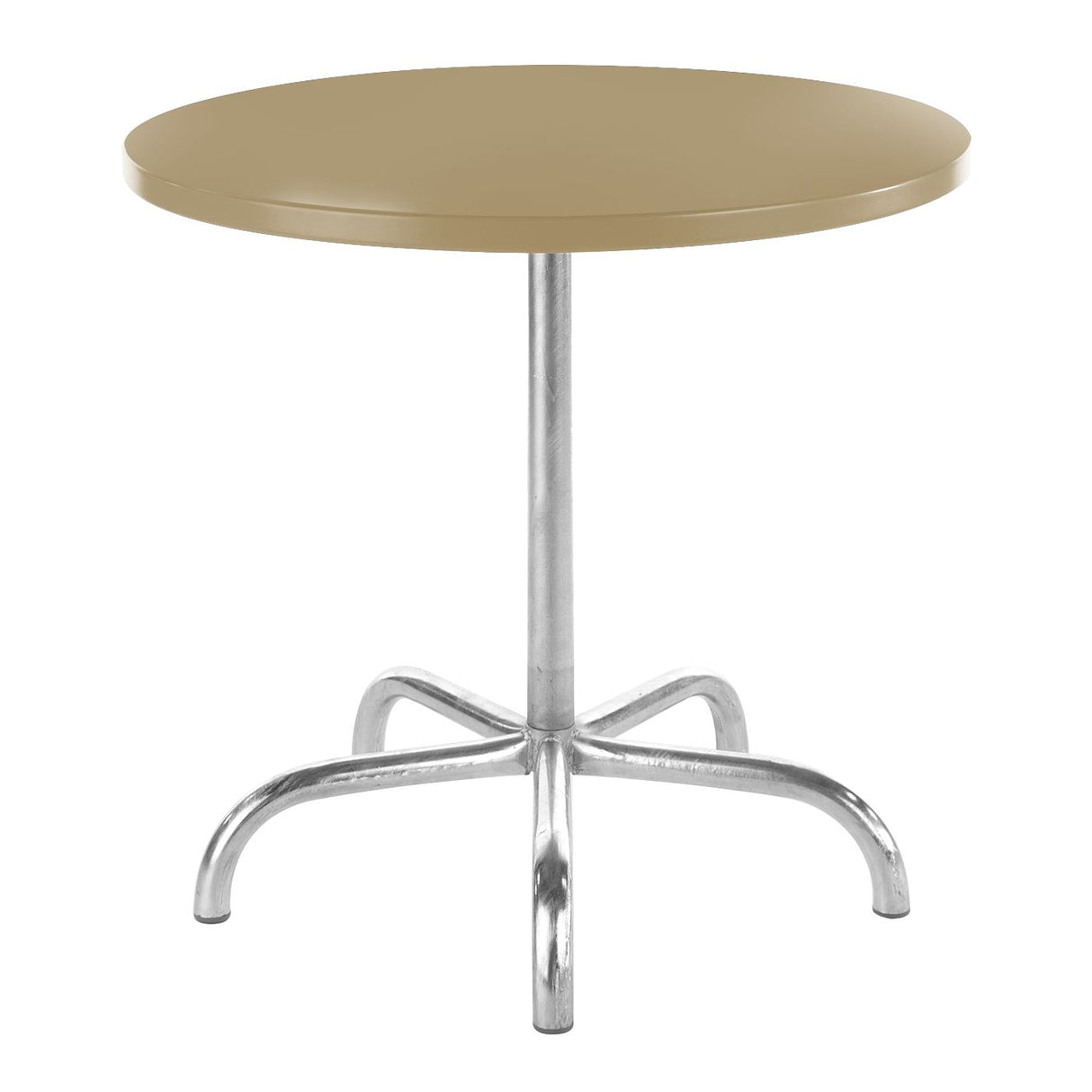 Schaffner Säntis Table repas rabattable ronde Ø80cm Galvanisé à chaud 02 Marron Pastel 83