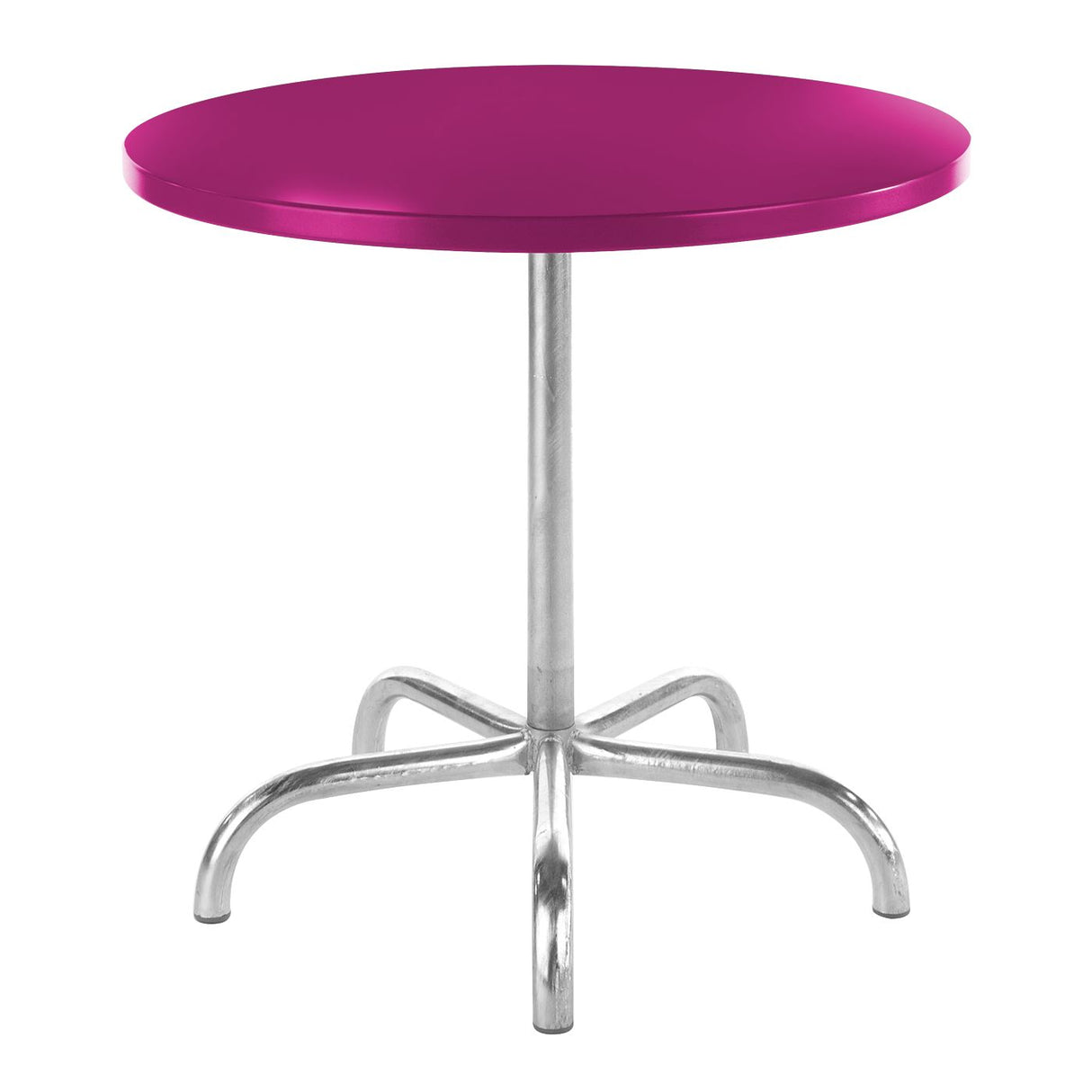 Schaffner Säntis Table repas rabattable ronde Ø80cm Galvanisé à chaud 02 Rose 41