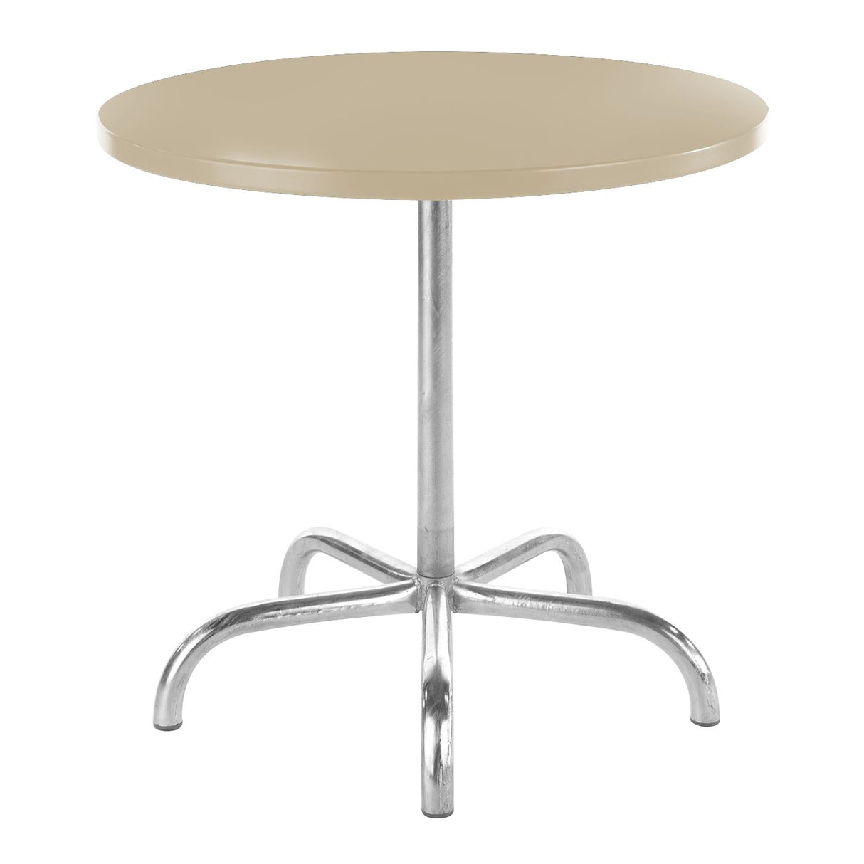 Schaffner Säntis Table repas rabattable ronde Ø80cm Galvanisé à chaud 02 Sable Pastel 15