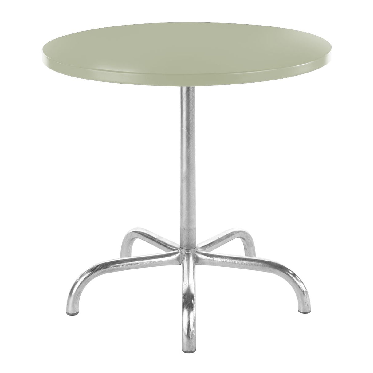 Schaffner Säntis Table repas rabattable ronde Ø80cm Galvanisé à chaud 02 Vert Pastel 64