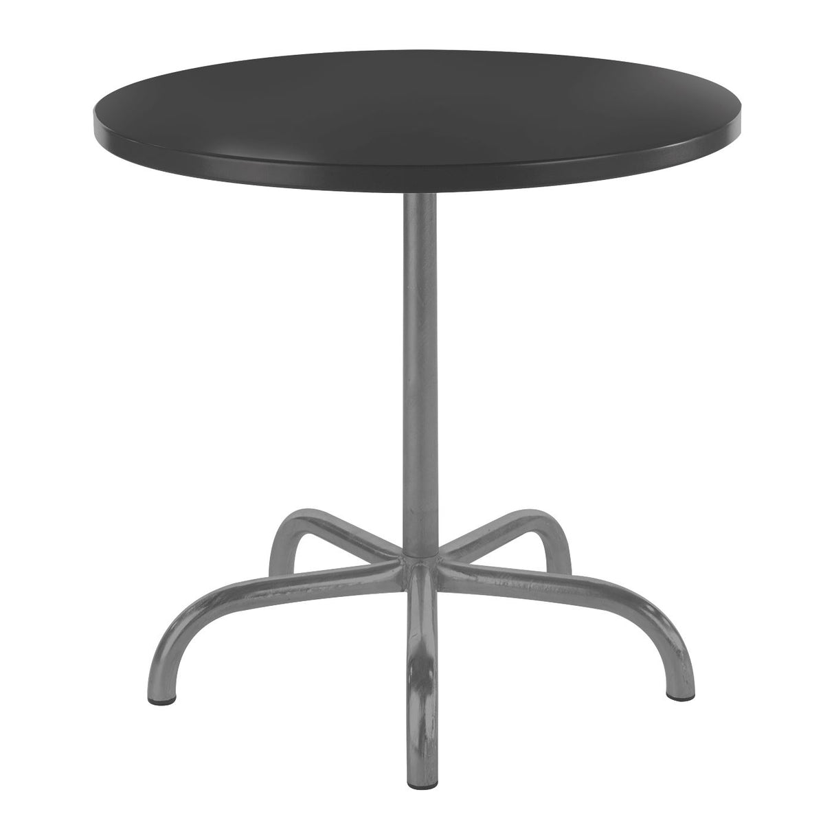 Schaffner Säntis Table repas rabattable ronde Ø80cm Graphite 73 Anthracite 77
