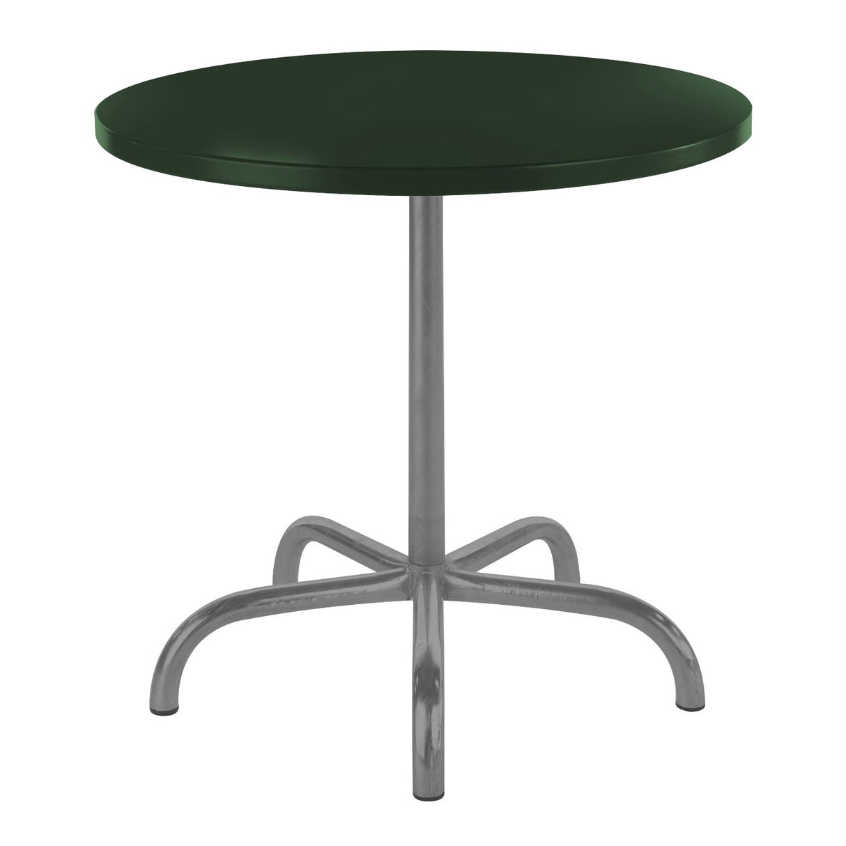 Schaffner Säntis Table repas rabattable ronde Ø80cm Graphite 73 Vert Sapin 66