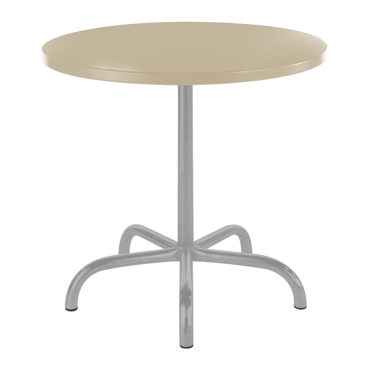 Schaffner Säntis Table repas rabattable ronde Ø80cm Gris Argent 78 Sable Pastel 15