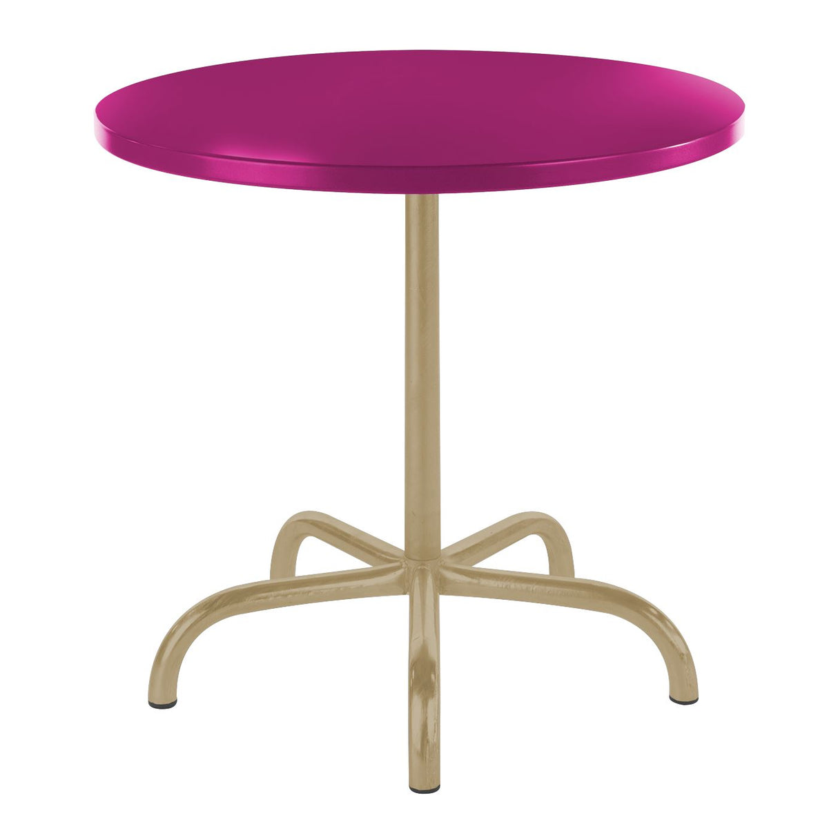 Schaffner Säntis Table repas rabattable ronde Ø80cm Marron Pastel 83 Rose 41