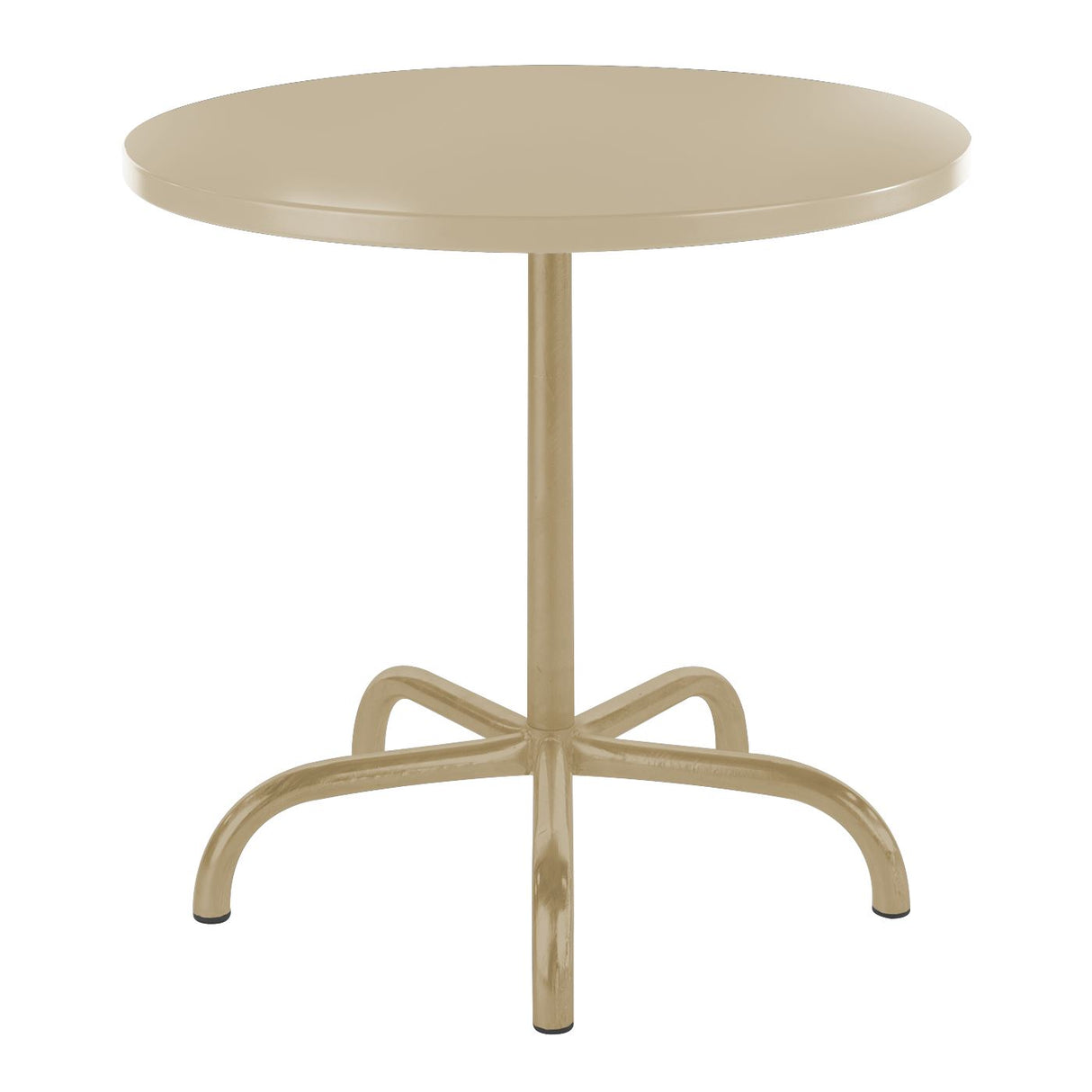 Schaffner Säntis Table repas rabattable ronde Ø80cm Marron Pastel 83 Sable Pastel 15