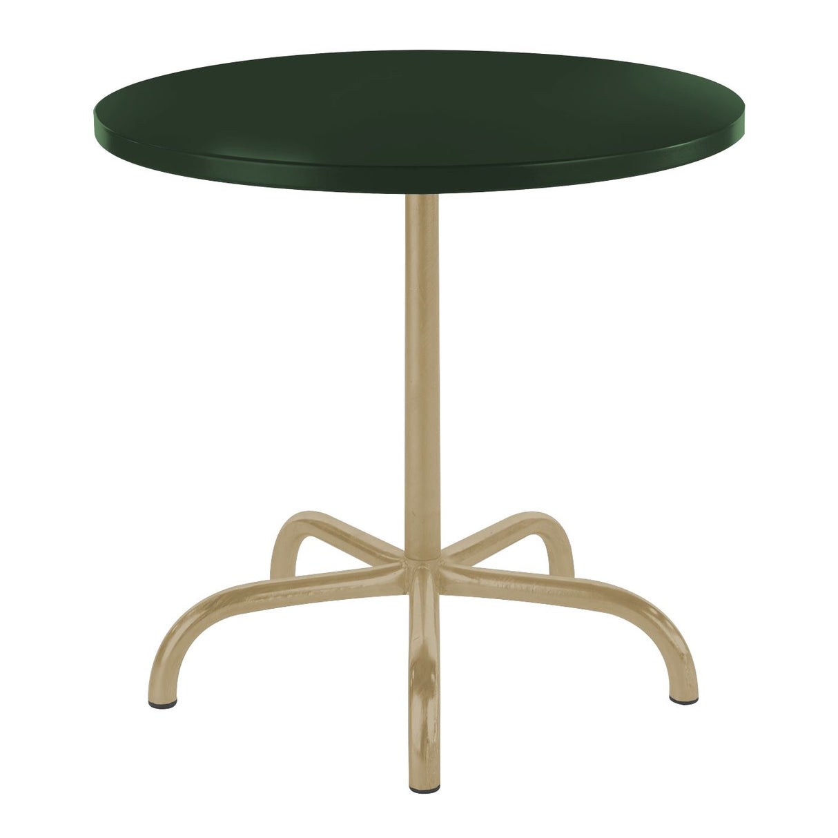 Schaffner Säntis Table repas rabattable ronde Ø80cm Marron Pastel 83 Vert Sapin 66