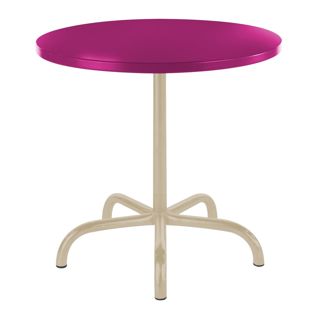 Schaffner Säntis Table repas rabattable ronde Ø80cm Sable Pastel 15 Rose 41