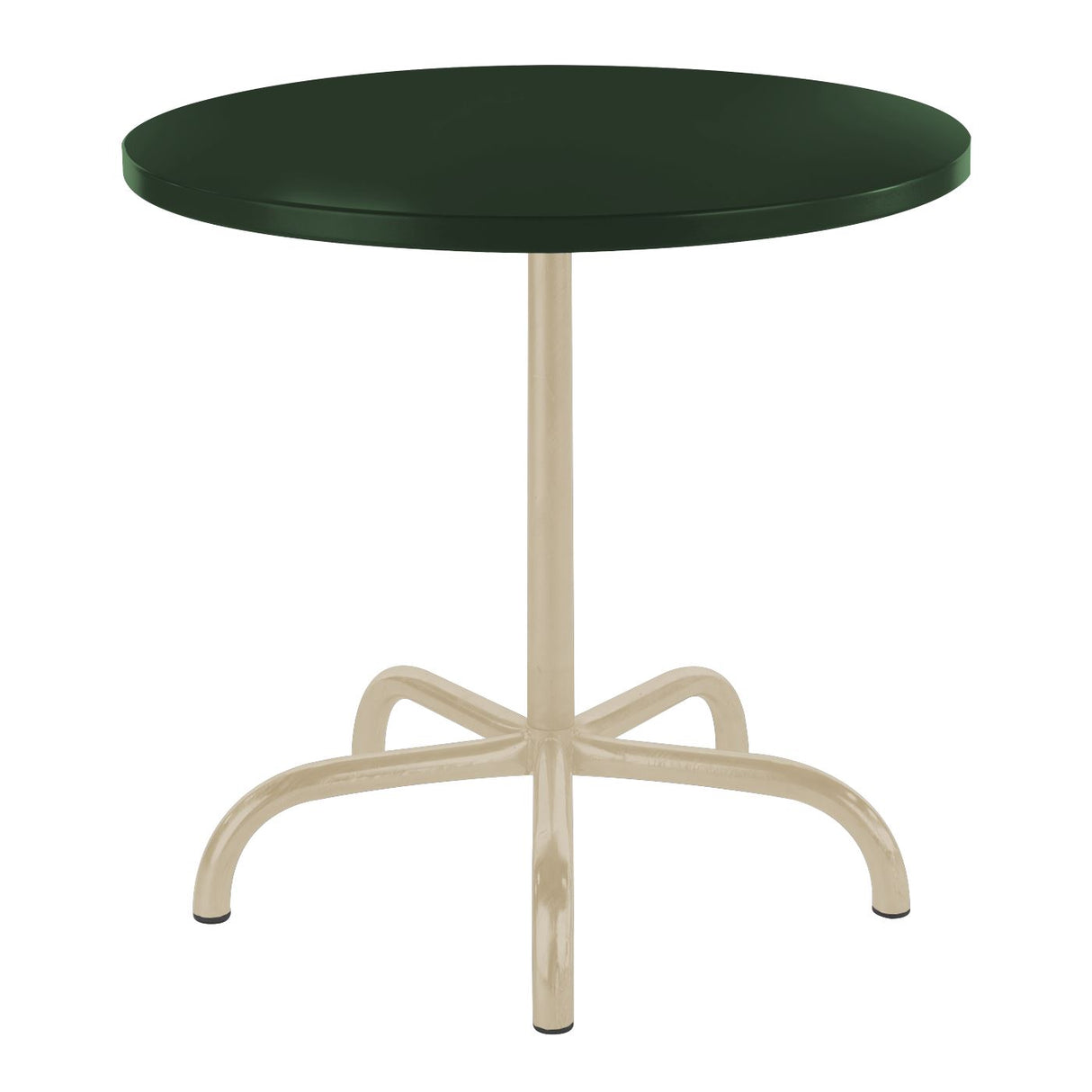 Schaffner Säntis Table repas rabattable ronde Ø80cm Sable Pastel 15 Vert Sapin 66