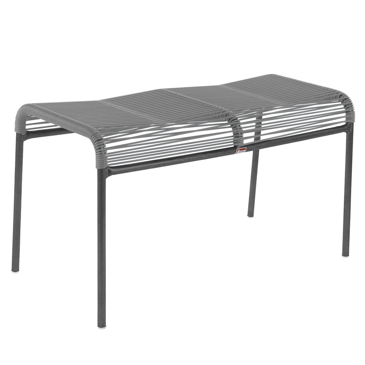 Schaffner Säntis tabouret 2 places Spaghetti Anthracite 77 Gris Argent 78