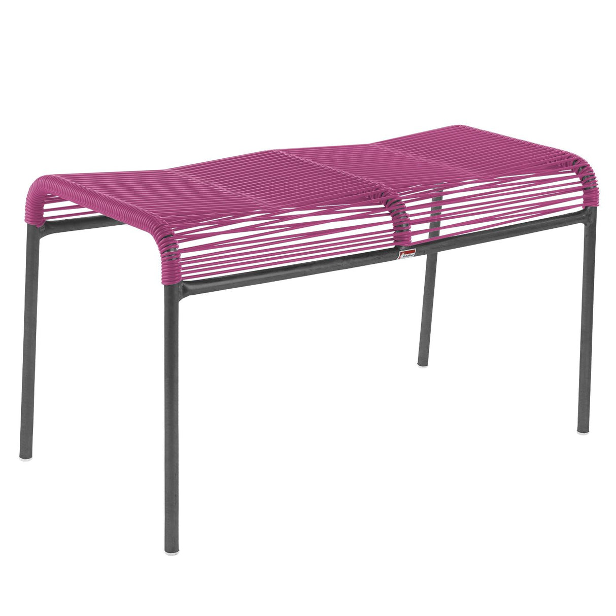 Schaffner Säntis tabouret 2 places Spaghetti Anthracite 77 Rose 41