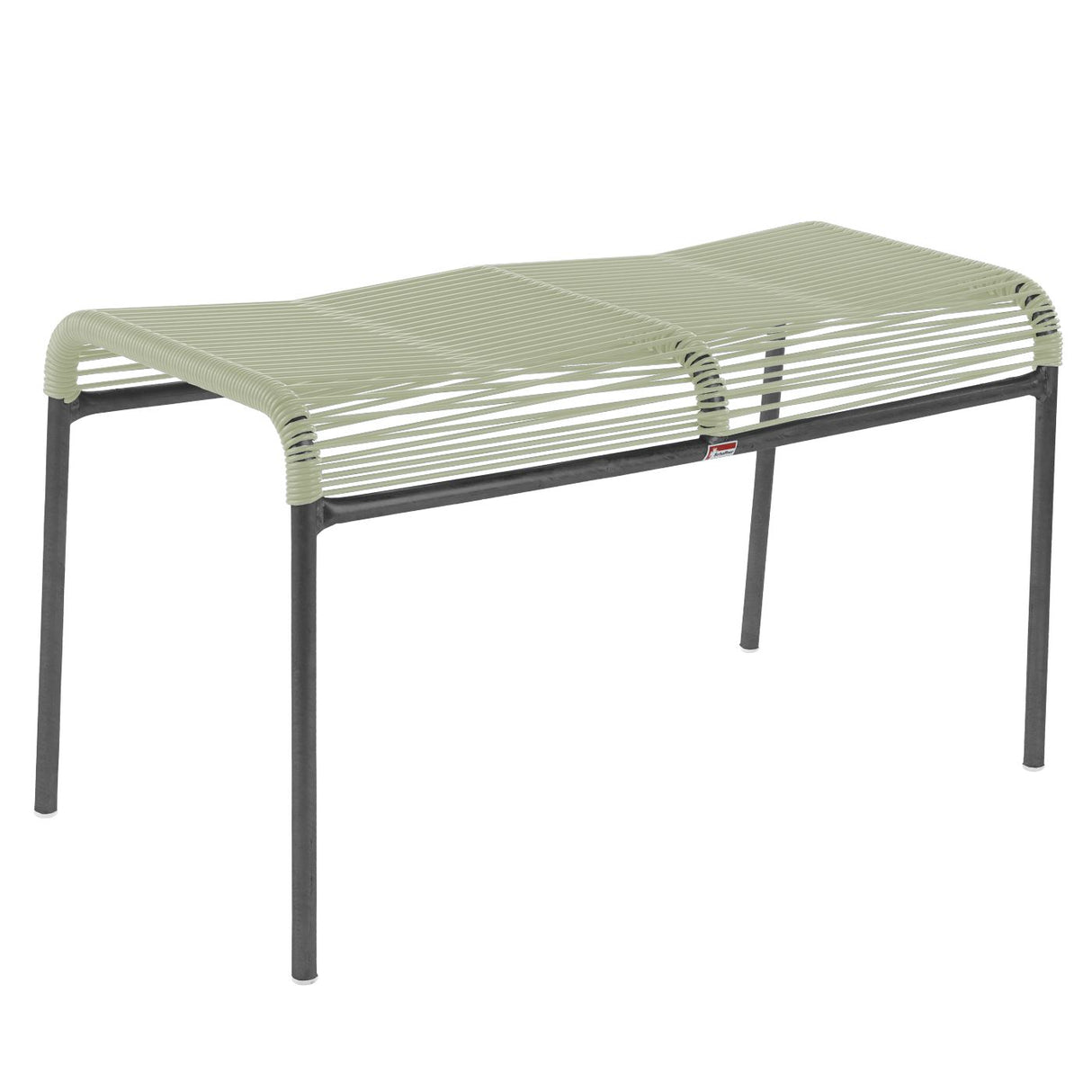 Schaffner Säntis tabouret 2 places Spaghetti Anthracite 77 Vert pastel 64