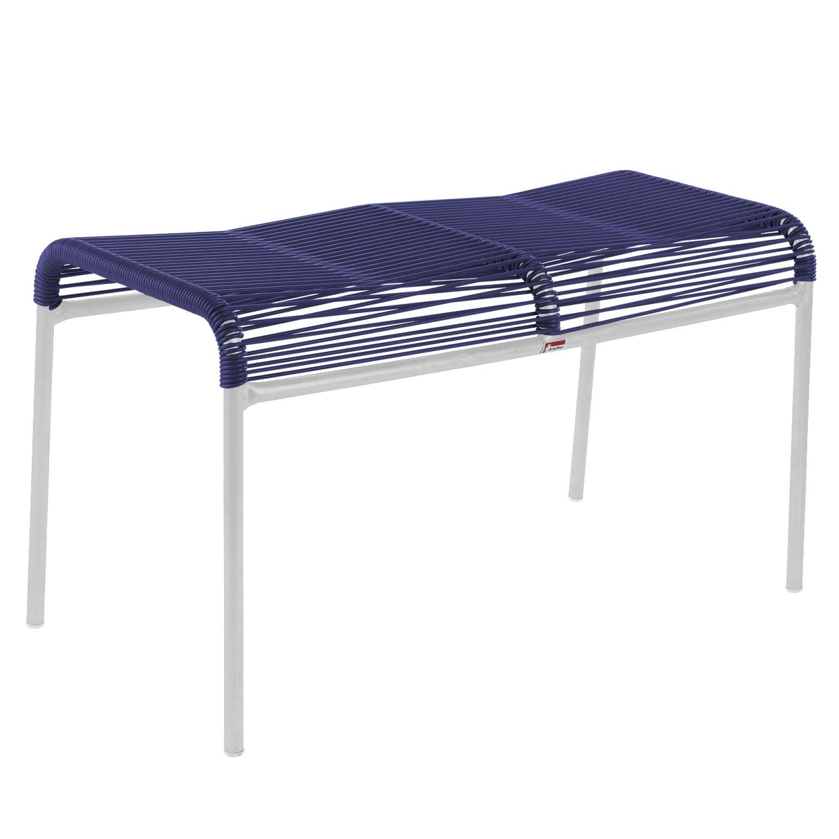 Schaffner Säntis tabouret 2 places Spaghetti Blanc 90 Bleu 53