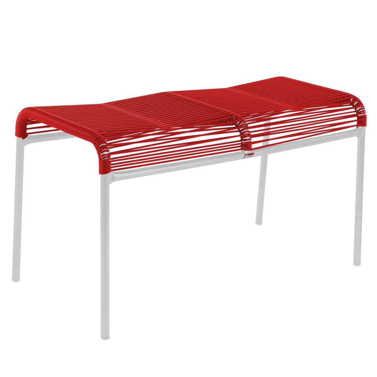 Schaffner Säntis tabouret 2 places Spaghetti Blanc 90 Rouge 30