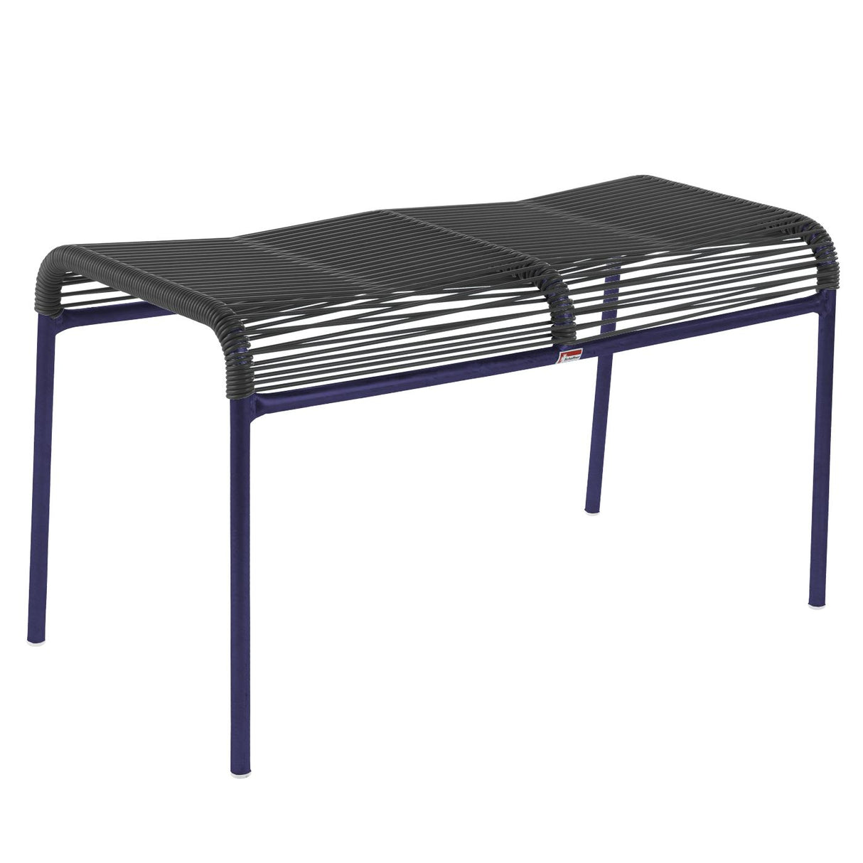 Schaffner Säntis tabouret 2 places Spaghetti Bleu 53 Anthracite 77