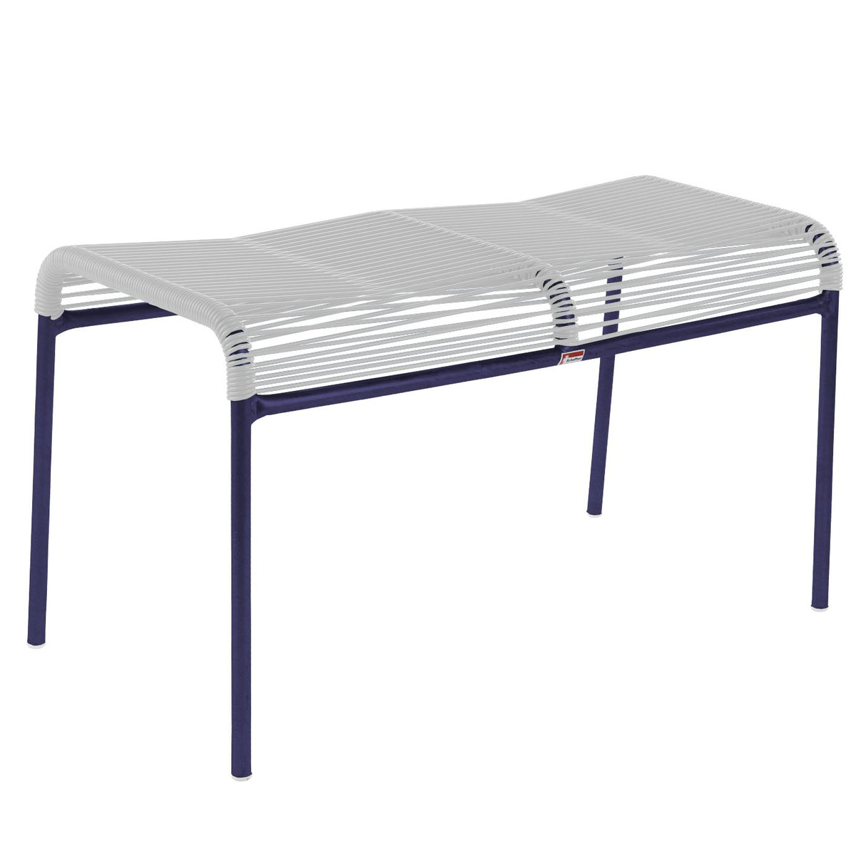 Schaffner Säntis tabouret 2 places Spaghetti Bleu 53 Blanc 90