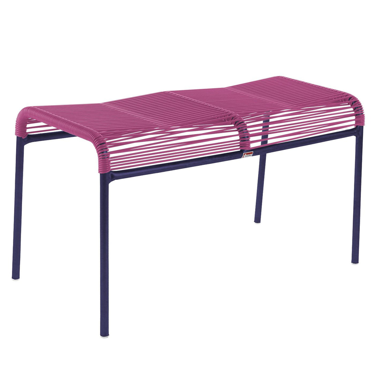 Schaffner Säntis tabouret 2 places Spaghetti Bleu 53 Rose 41