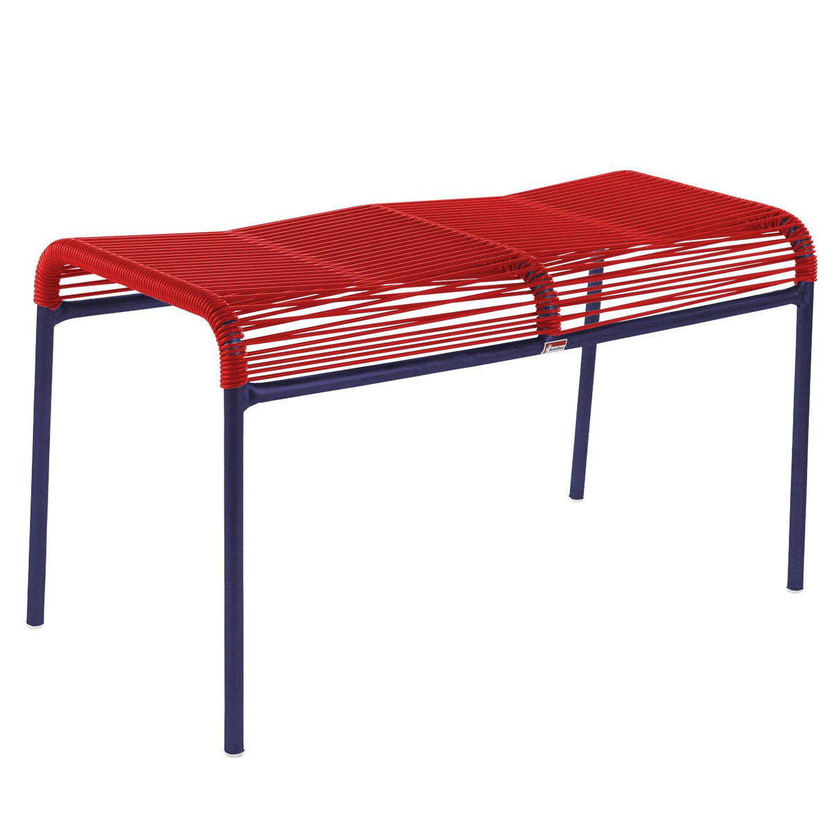 Schaffner Säntis tabouret 2 places Spaghetti Bleu 53 Rouge 30