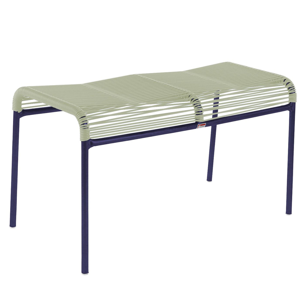 Schaffner Säntis tabouret 2 places Spaghetti Bleu 53 Vert pastel 64