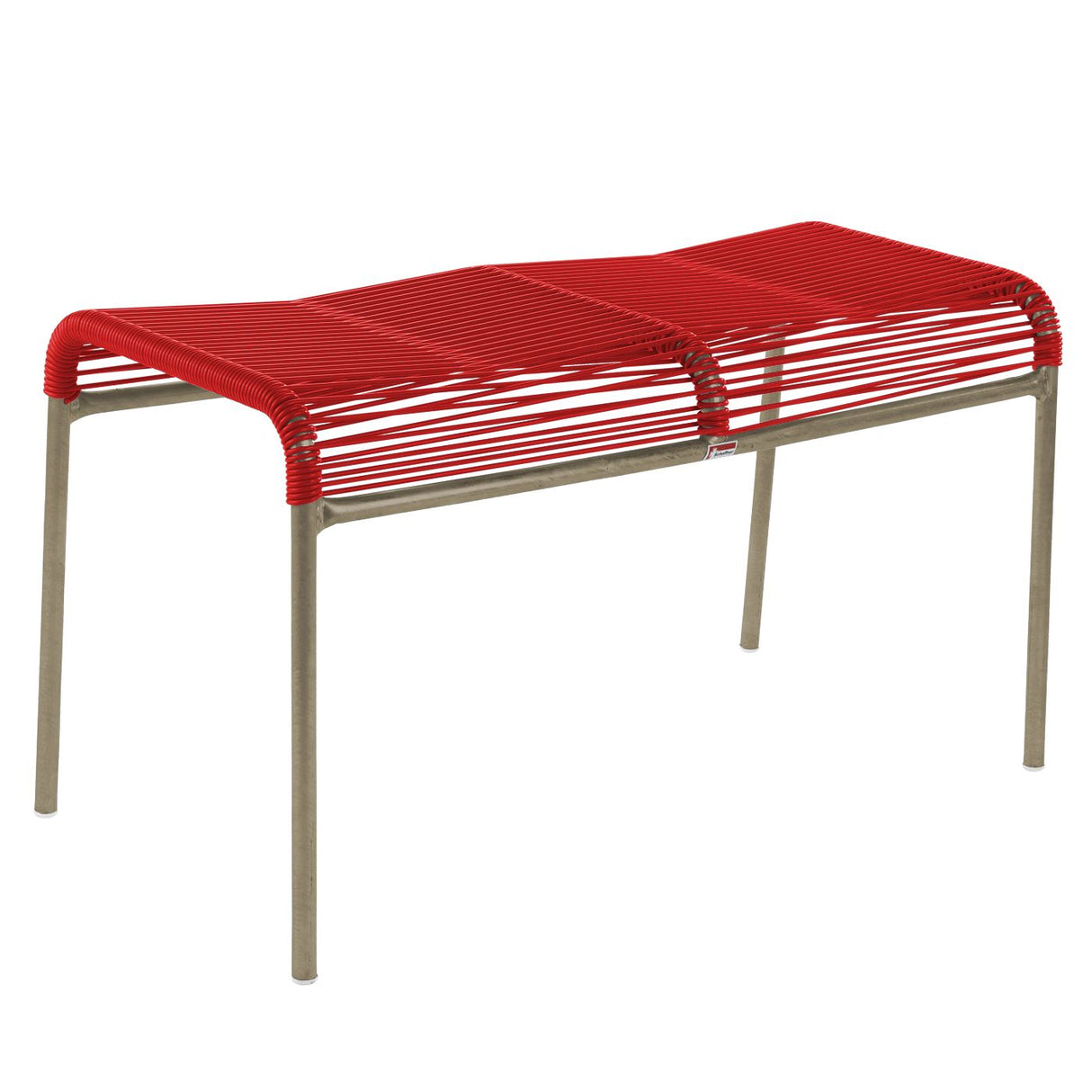 Schaffner Säntis tabouret 2 places Spaghetti Champagne 85 Rouge 30