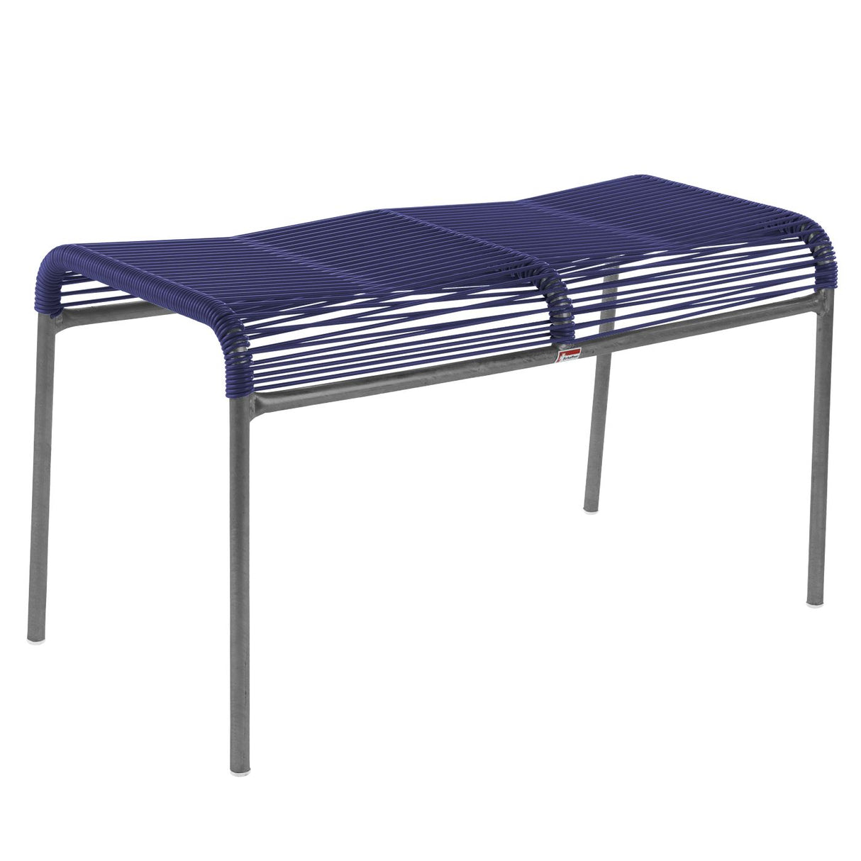 Schaffner Säntis tabouret 2 places Spaghetti Graphite 73 Bleu 53