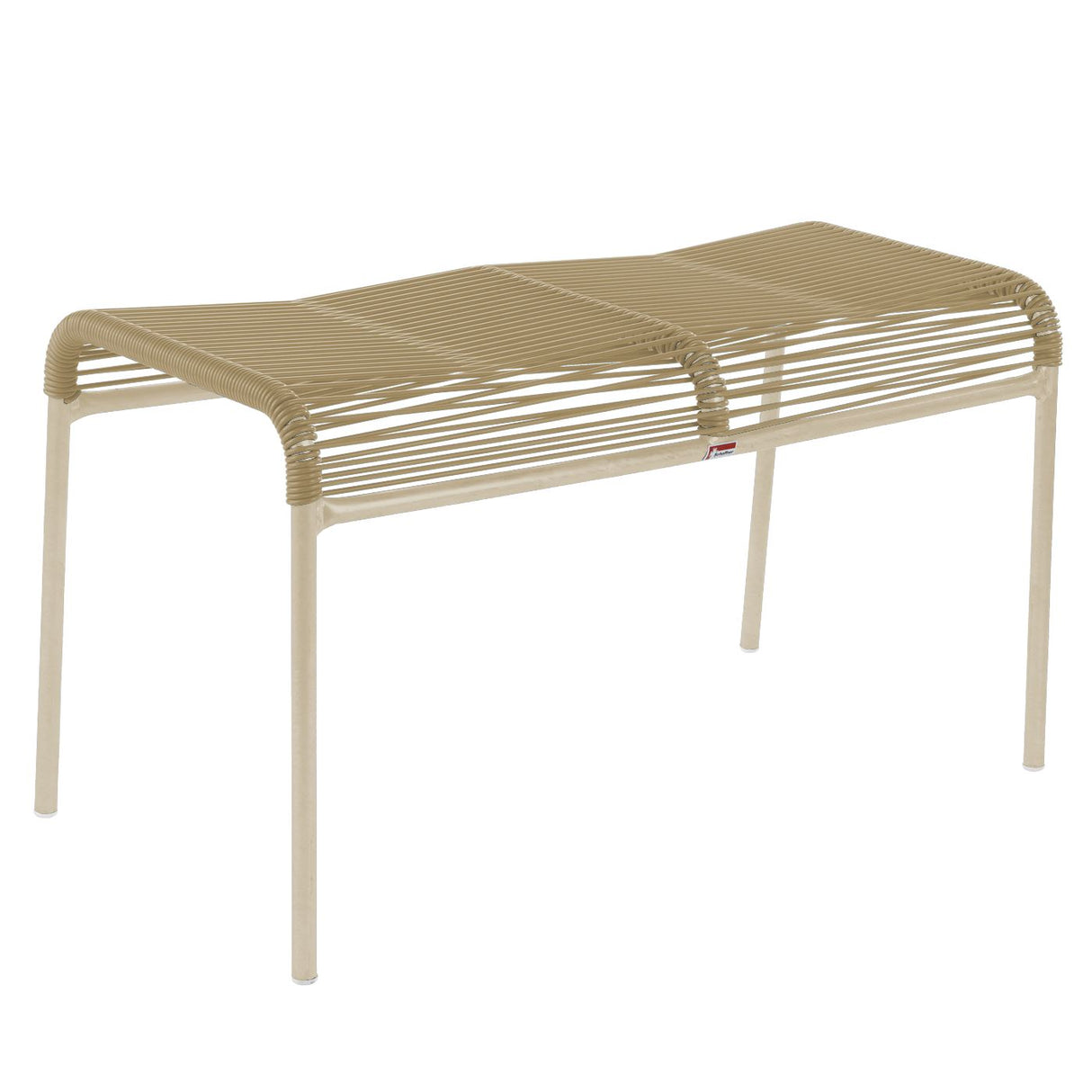 Schaffner Säntis tabouret 2 places Spaghetti Sable Pastel 15 Marron Pastel 83