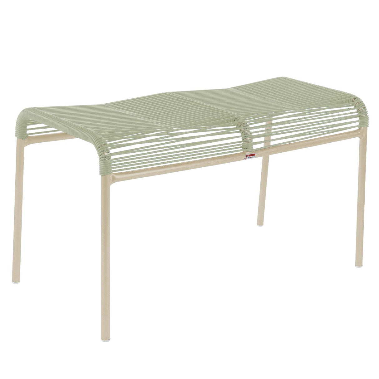 Schaffner Säntis tabouret 2 places Spaghetti Sable Pastel 15 Vert pastel 64