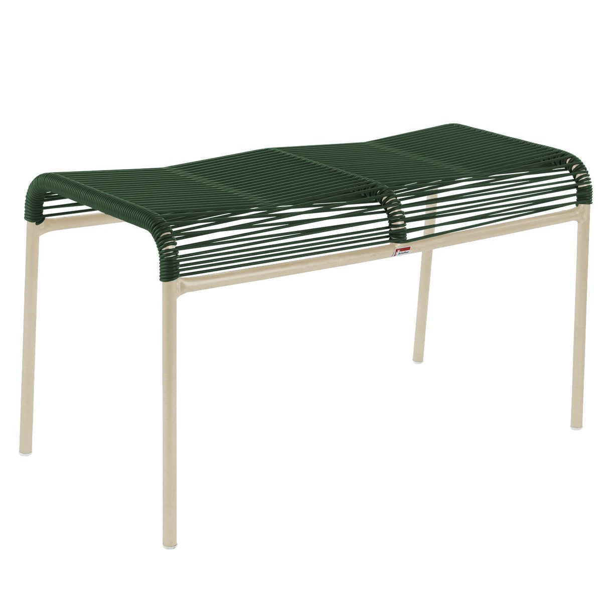 Schaffner Säntis tabouret 2 places Spaghetti Sable Pastel 15 Vert Sapin 66