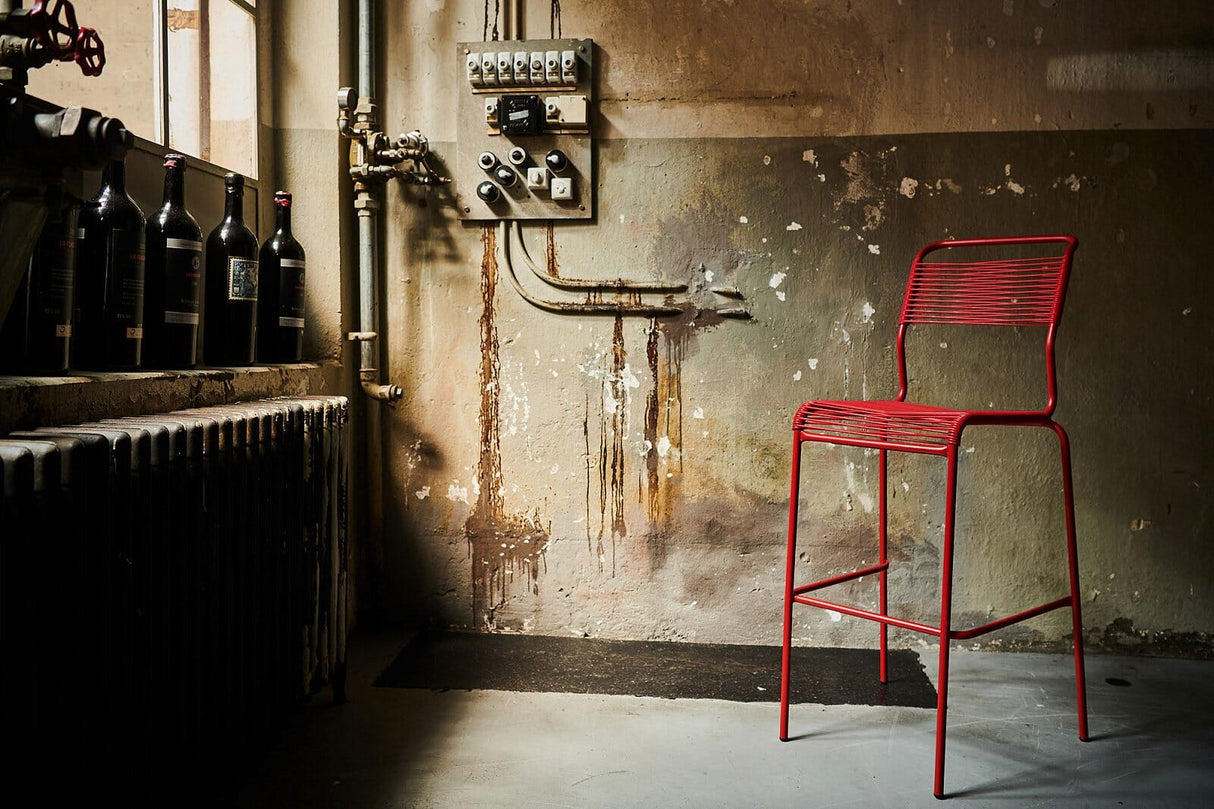 Schaffner Säntis Tabouret de bar Spaghetti sans accoudoirs