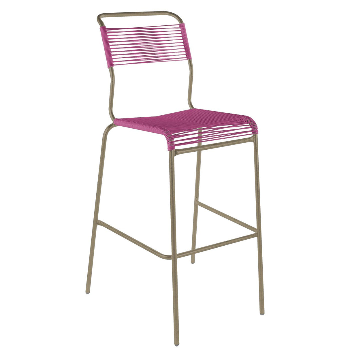 Schaffner Säntis Tabouret de bar Spaghetti sans accoudoirs Champagne 85 Rose 41