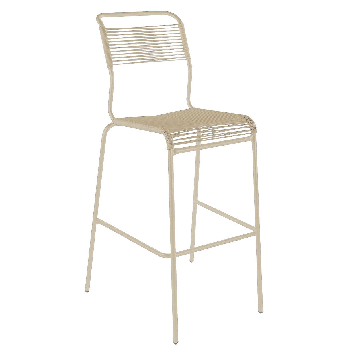 Schaffner Säntis Tabouret de bar Spaghetti sans accoudoirs Sable Pastel 15 Sable pastel 15