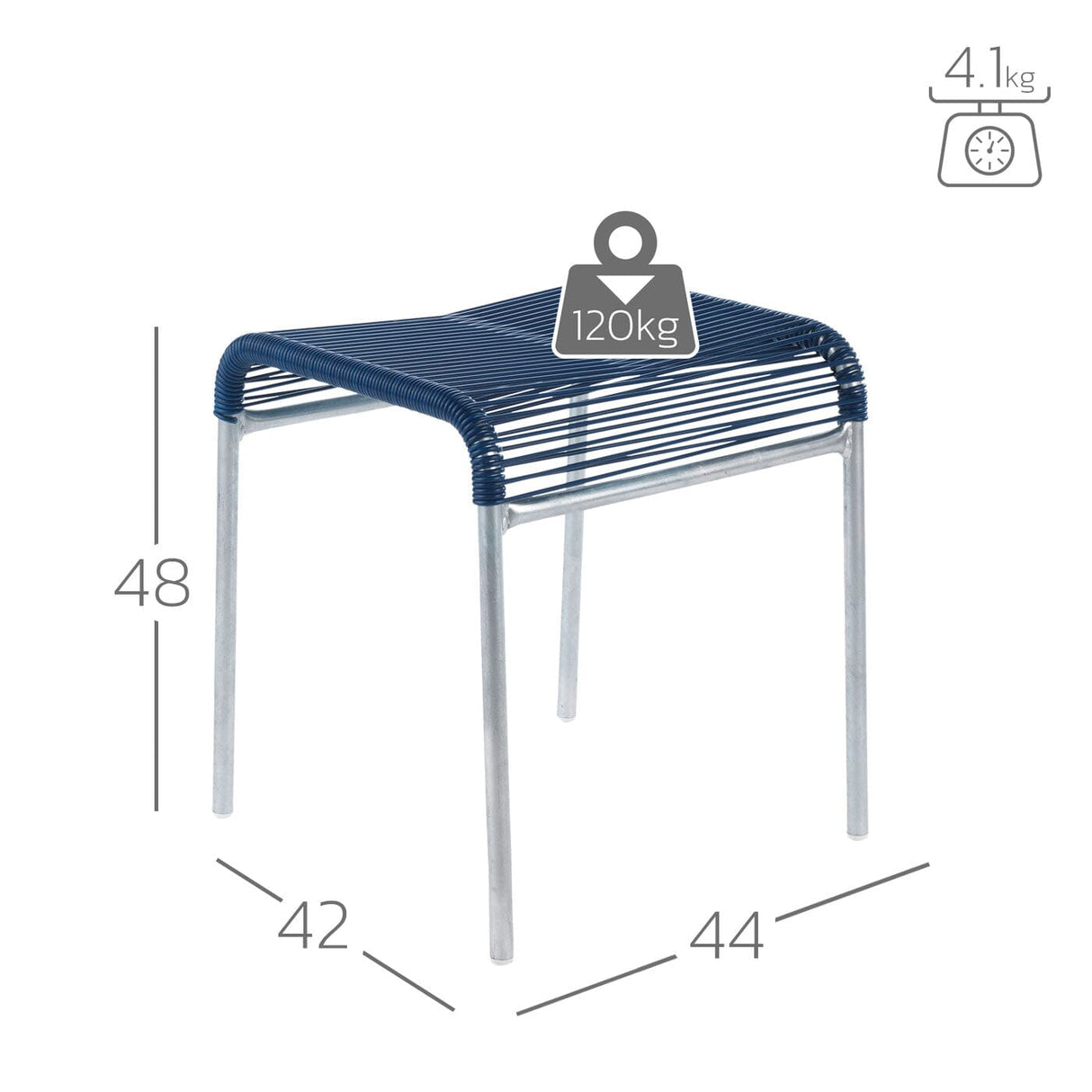 Schaffner Säntis tabouret Spaghetti