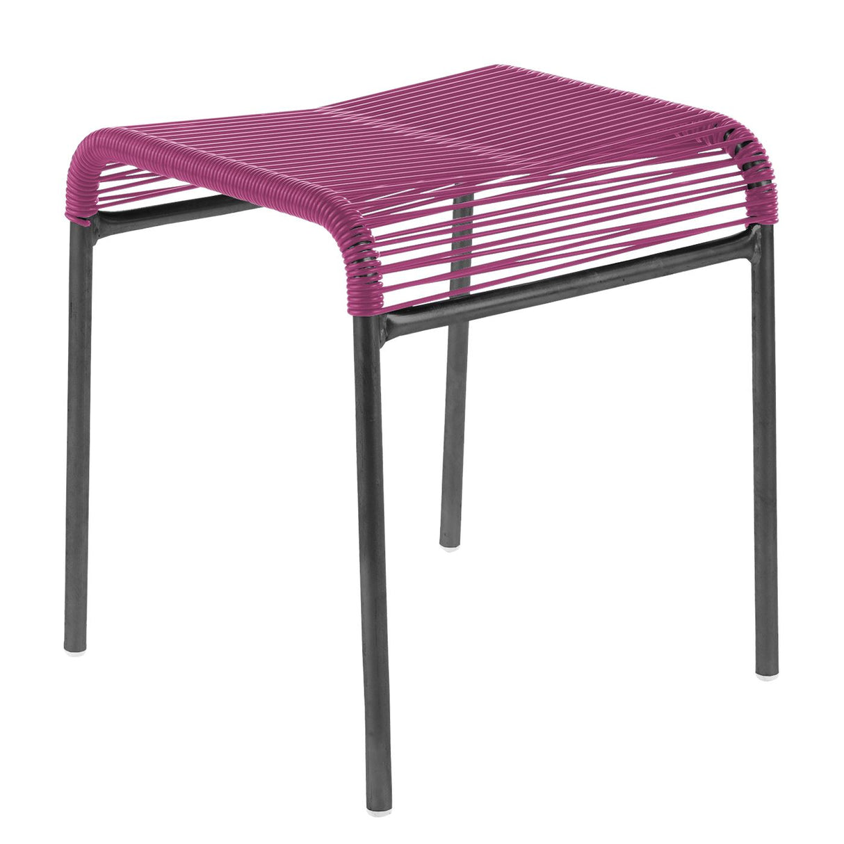 Schaffner Säntis tabouret Spaghetti Anthracite 77 Rose 41