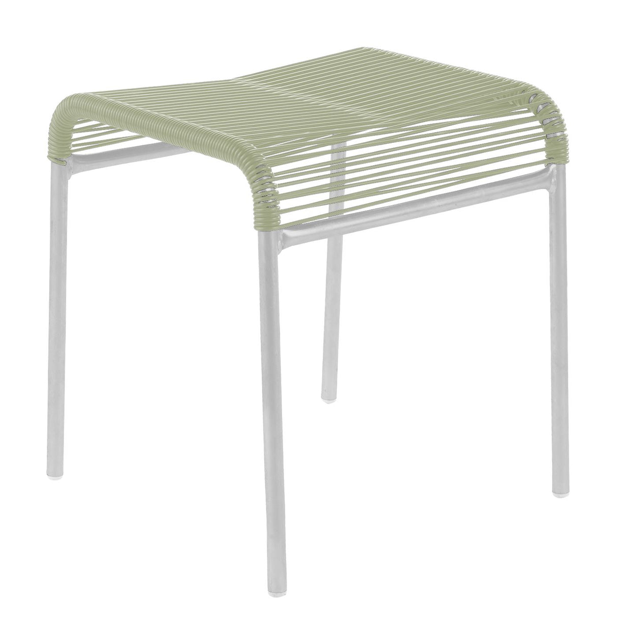 Schaffner Säntis tabouret Spaghetti Blanc 90 Vert pastel 64