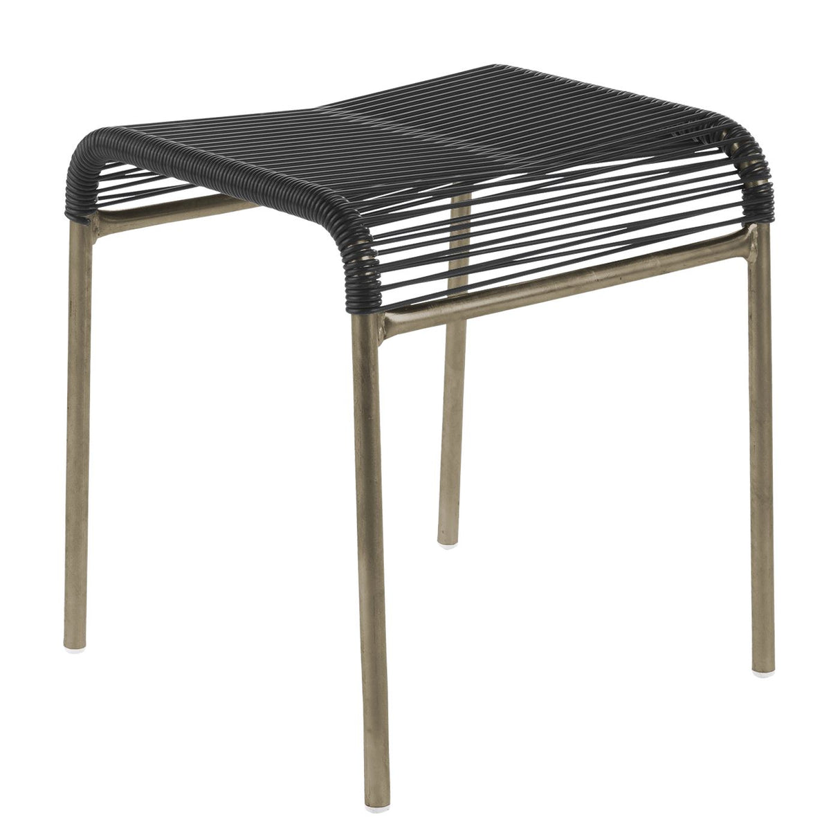 Schaffner Säntis tabouret Spaghetti Champagne 85 Anthracite 77