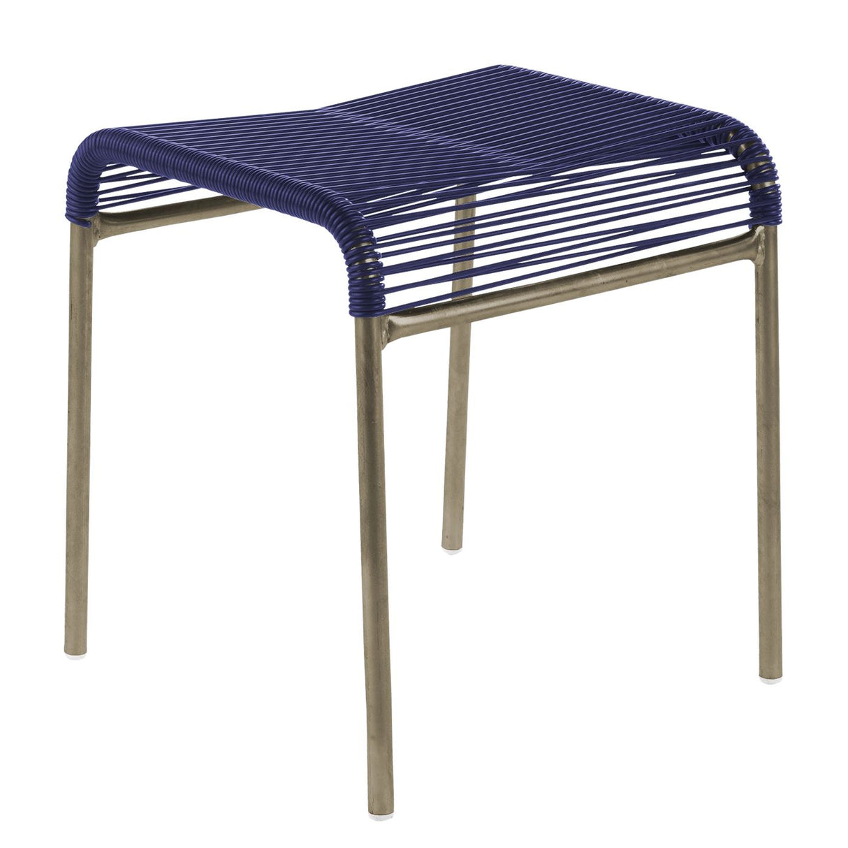 Schaffner Säntis tabouret Spaghetti Champagne 85 Bleu 53