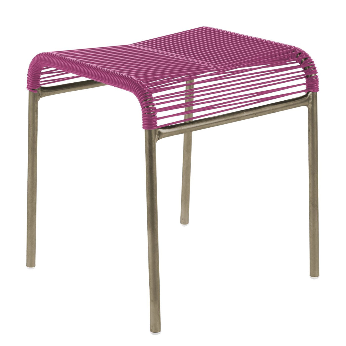 Schaffner Säntis tabouret Spaghetti Champagne 85 Rose 41
