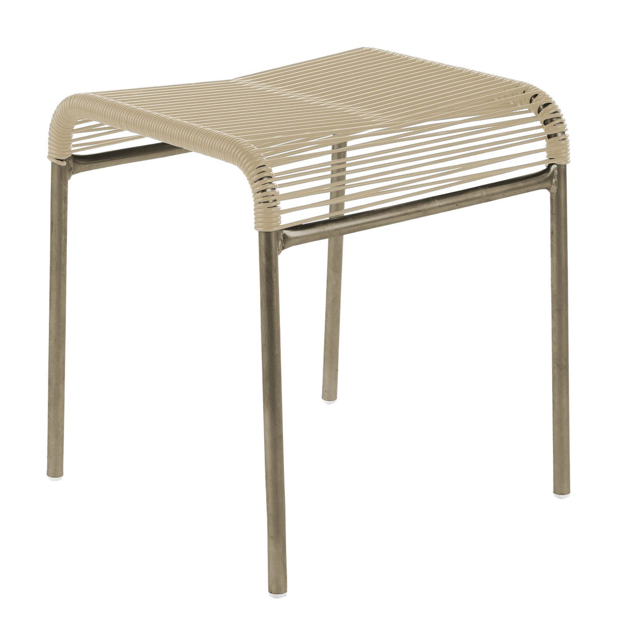 Schaffner Säntis tabouret Spaghetti Champagne 85 Sable pastel 15