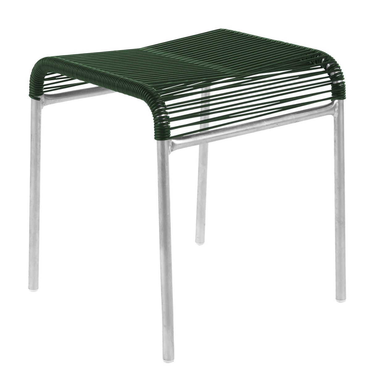 Schaffner Säntis tabouret Spaghetti Galvanisé à chaud 02 Vert Sapin 66