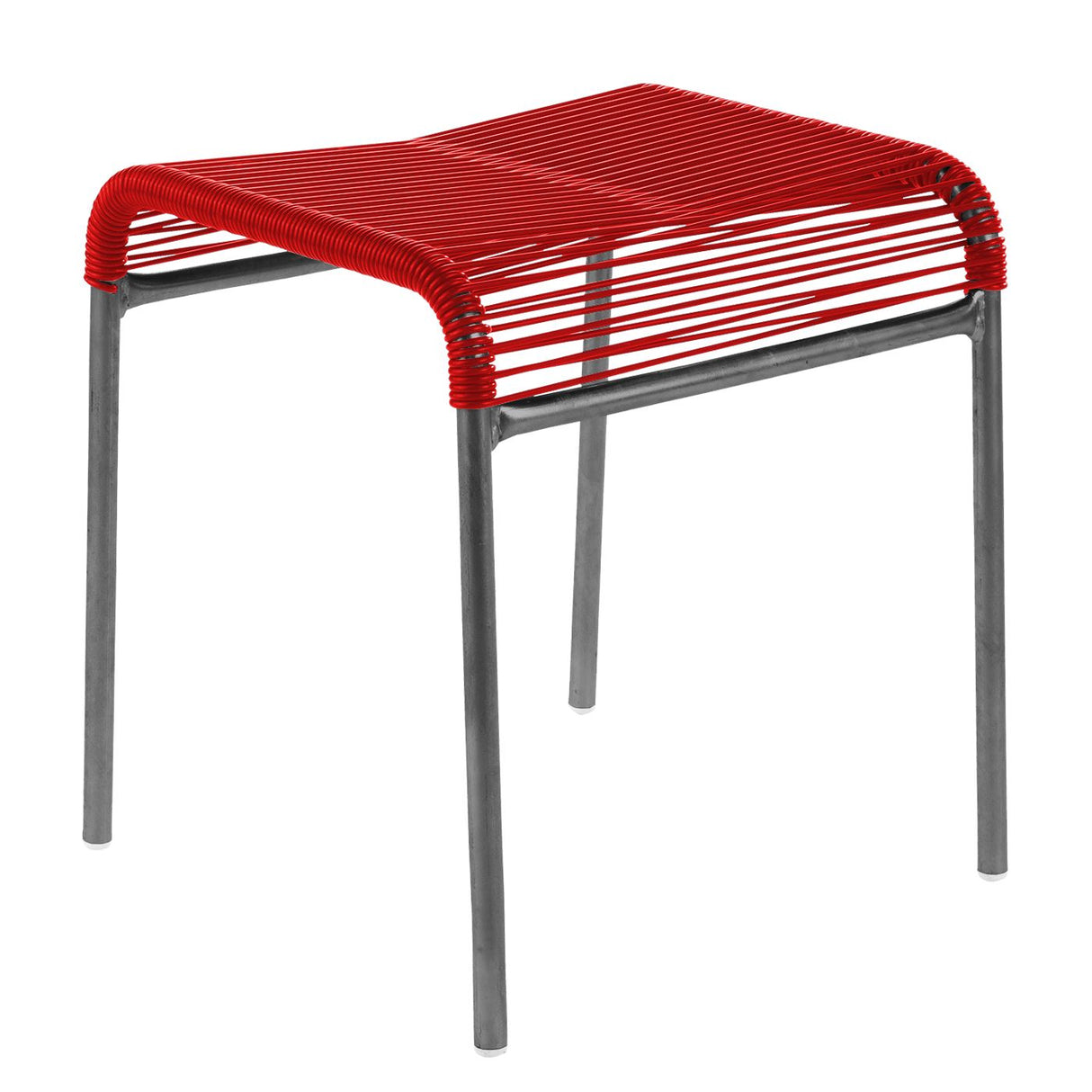 Schaffner Säntis tabouret Spaghetti Graphite 73 Rouge 30