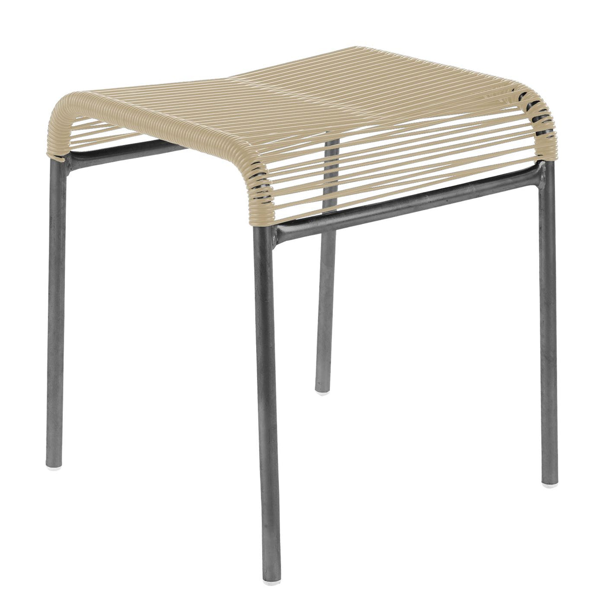 Schaffner Säntis tabouret Spaghetti Graphite 73 Sable pastel 15
