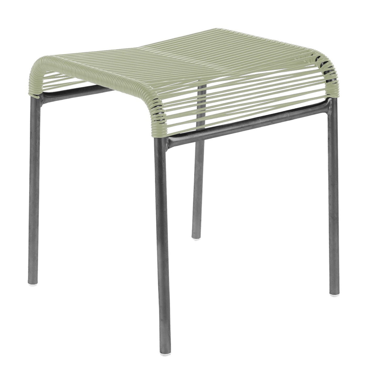Schaffner Säntis tabouret Spaghetti Graphite 73 Vert pastel 64