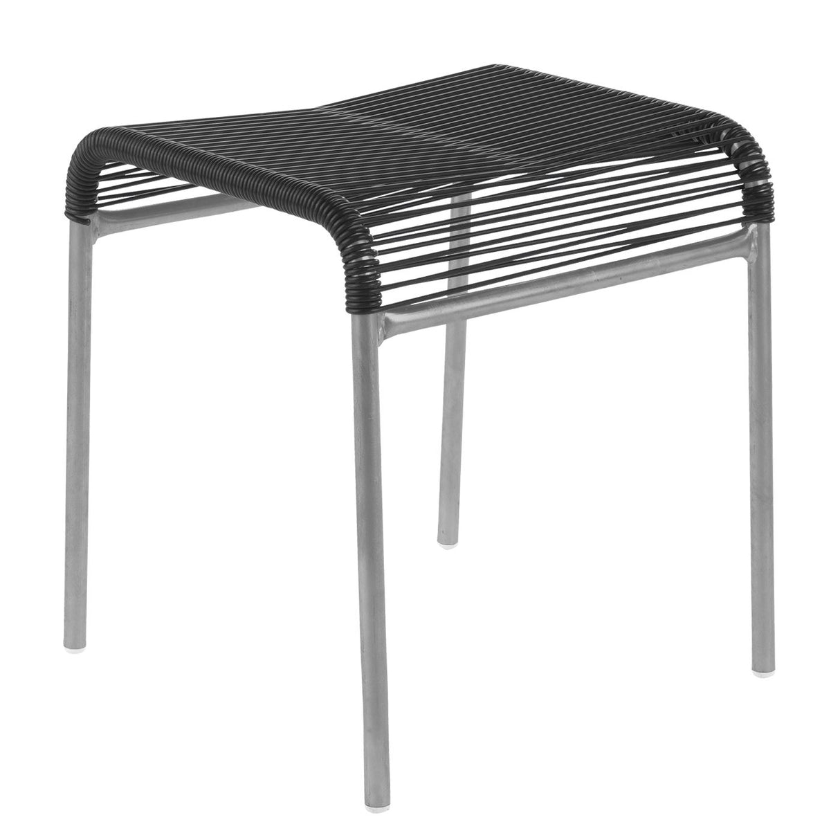 Schaffner Säntis tabouret Spaghetti Gris Argent 78 Anthracite 77
