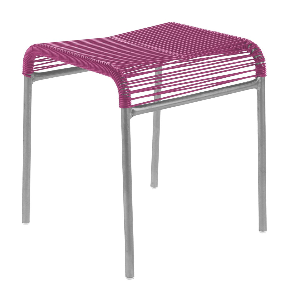 Schaffner Säntis tabouret Spaghetti Gris Argent 78 Rose 41