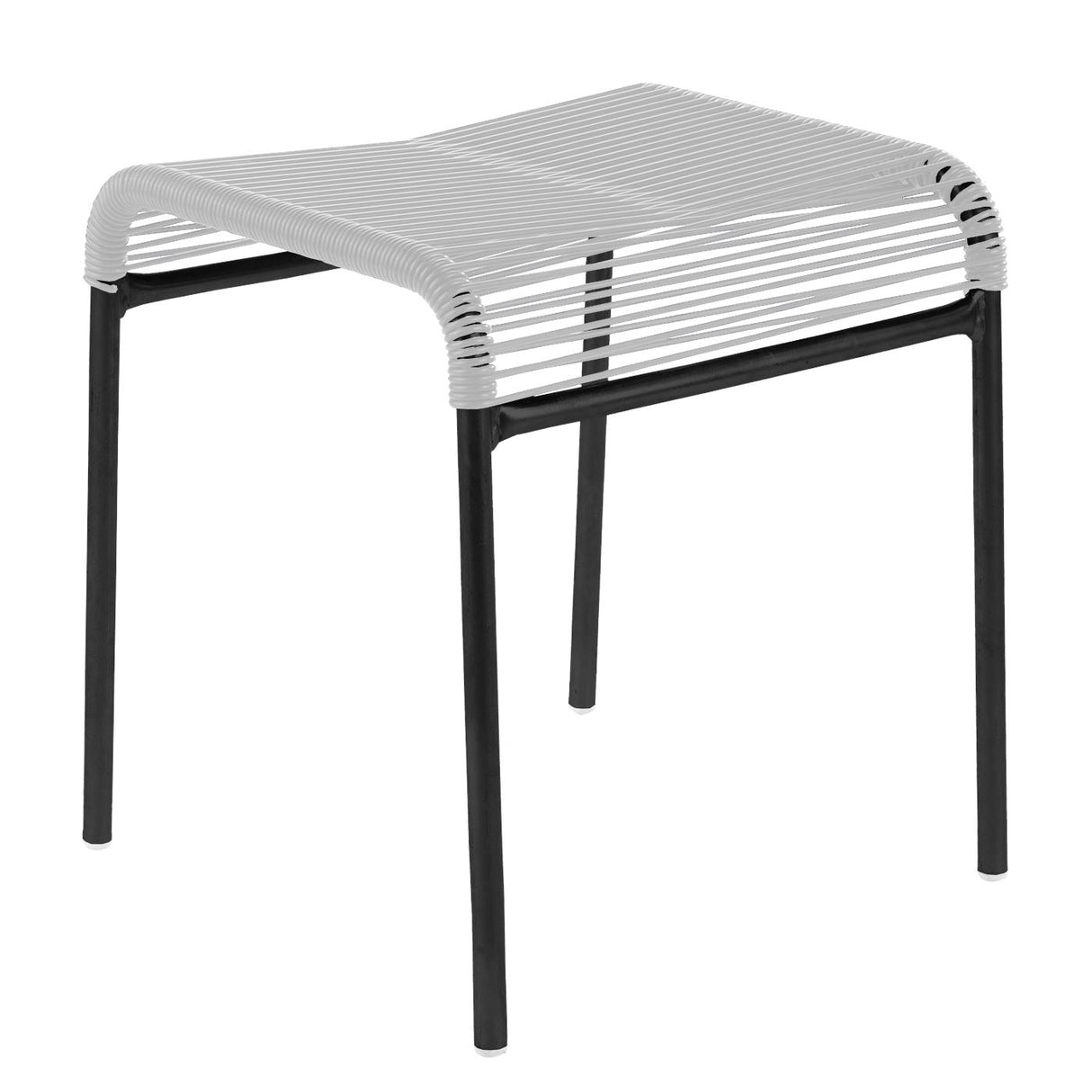 Schaffner Säntis tabouret Spaghetti Noir 91 Blanc 90