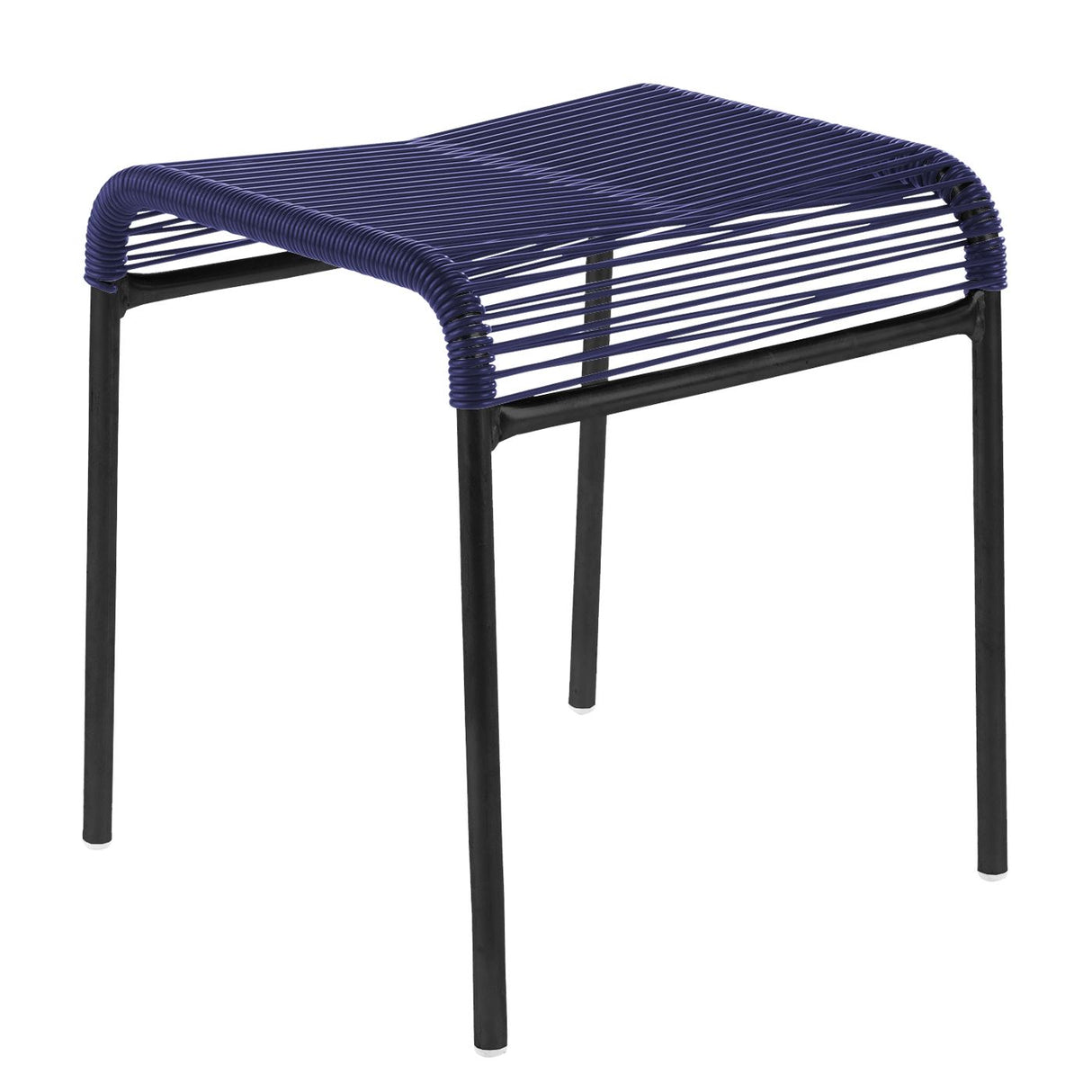Schaffner Säntis tabouret Spaghetti Noir 91 Bleu 53