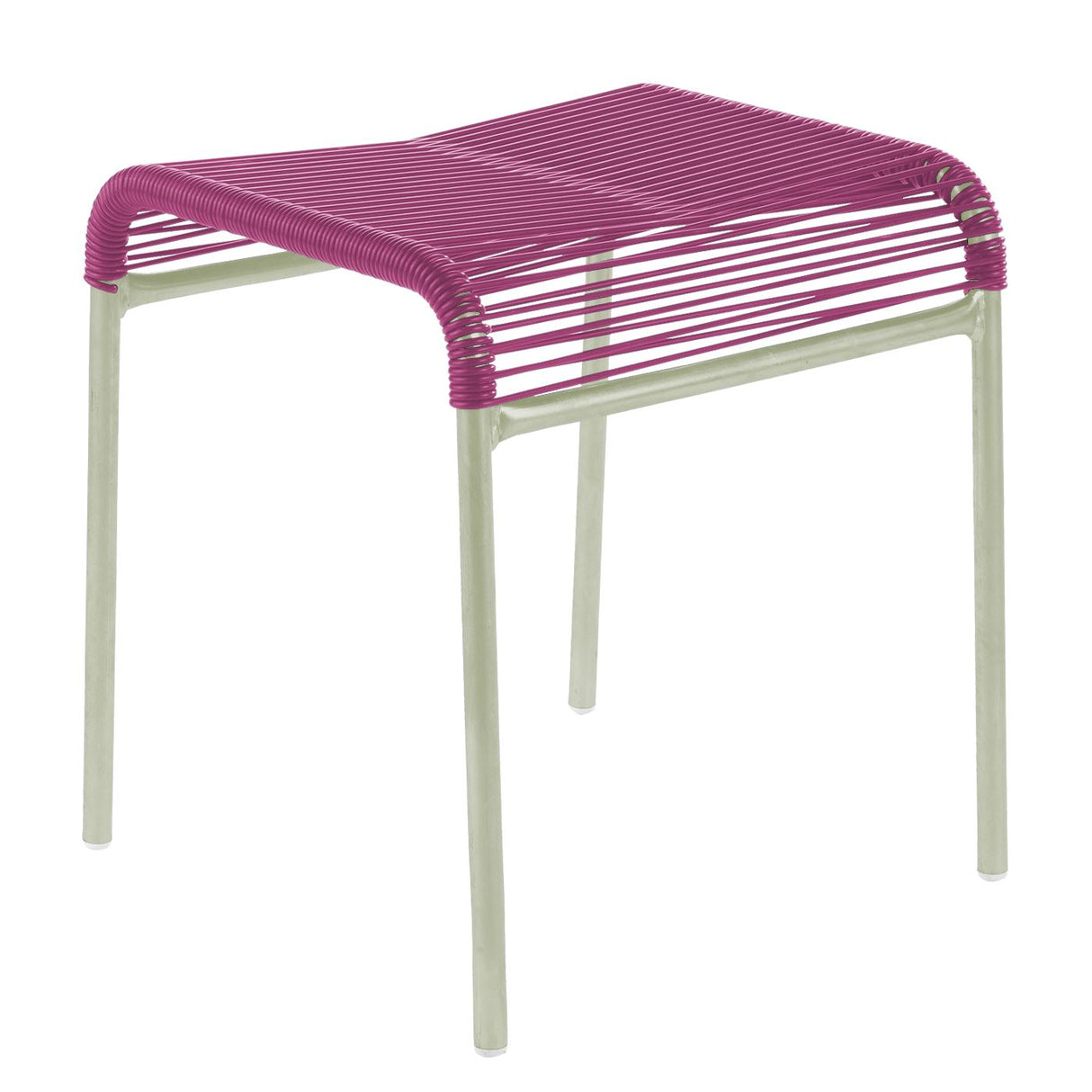 Schaffner Säntis tabouret Spaghetti Vert Pastel 64 Rose 41