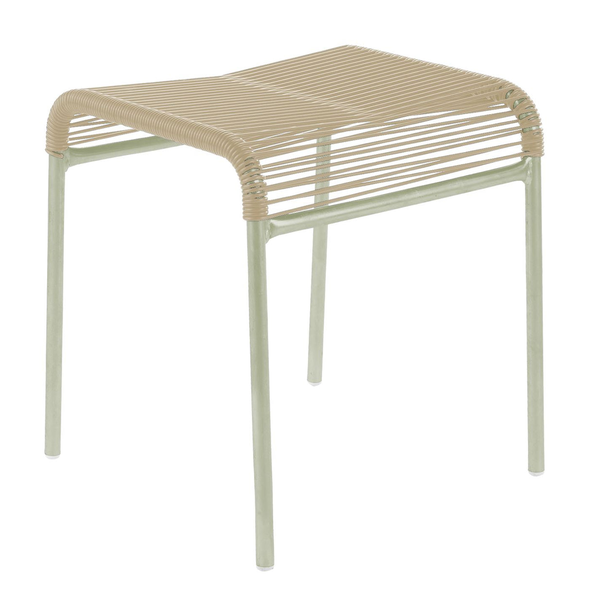 Schaffner Säntis tabouret Spaghetti Vert Pastel 64 Sable pastel 15