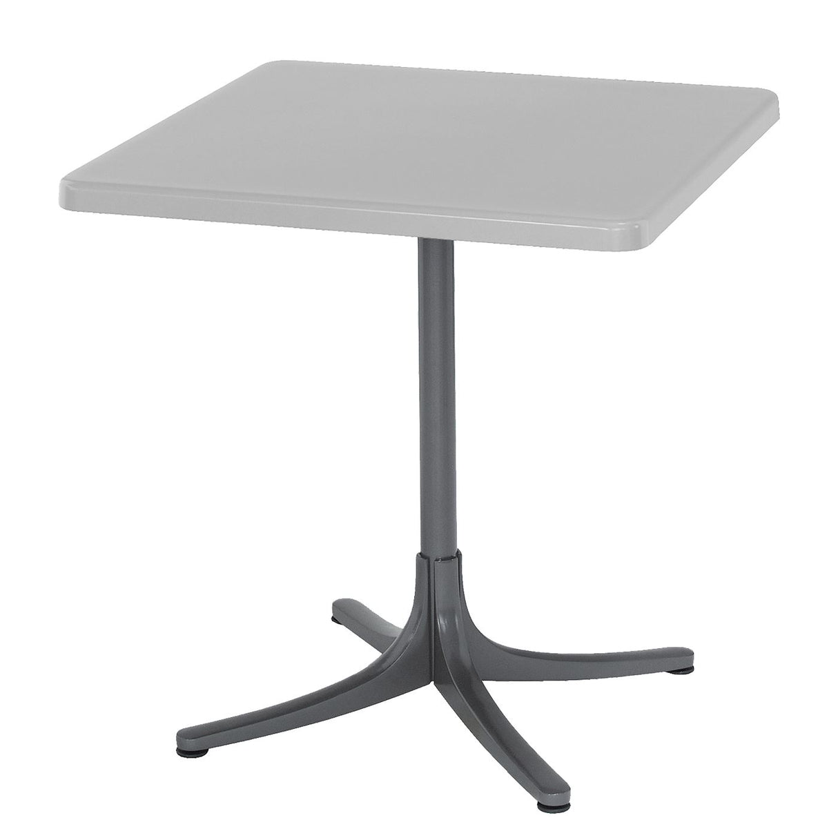 Schaffner Schaffhausen Table repas rabattable 70x70cm Anthracite 77 Blanc 90