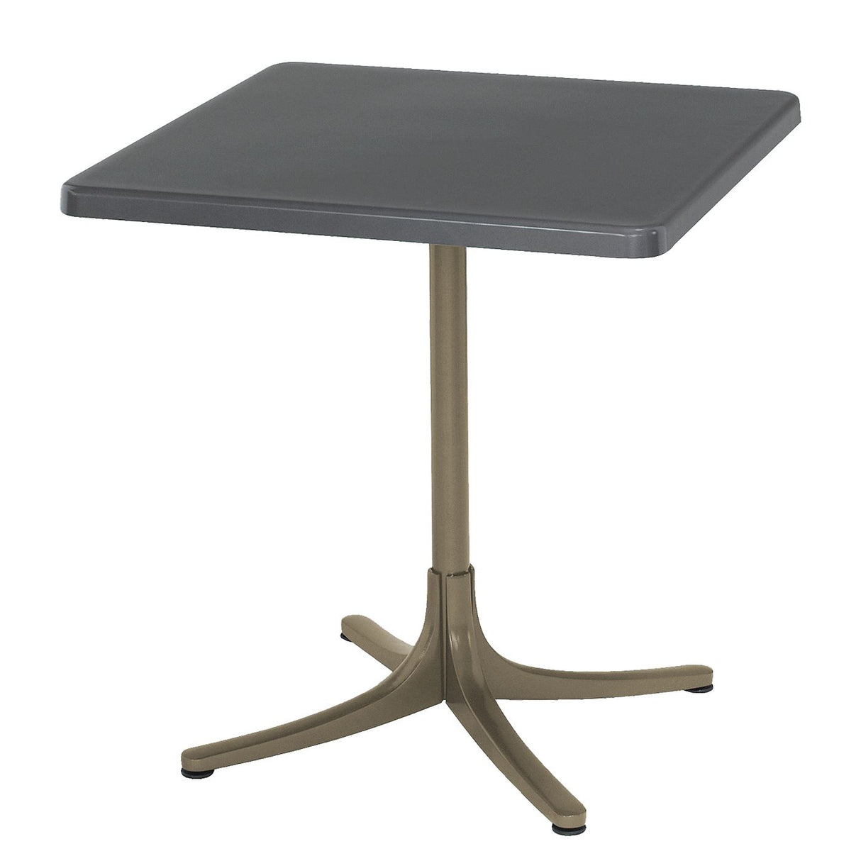 Schaffner Schaffhausen Table repas rabattable 70x70cm Champagne 85 Graphite 73