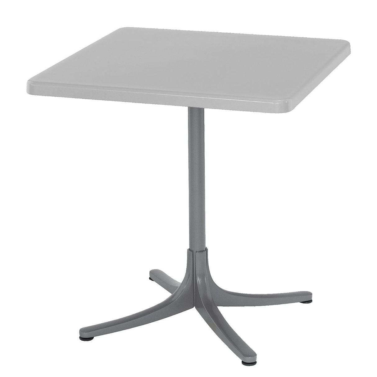 Schaffner Schaffhausen Table repas rabattable 70x70cm Graphite 73 Blanc 90